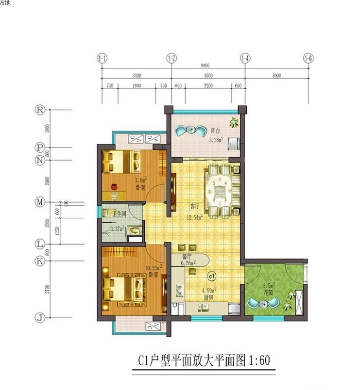 澄邁藏龍福地+精裝79平2房45萬+南北通透+生活便利+商業(yè)中心+溫泉泡池