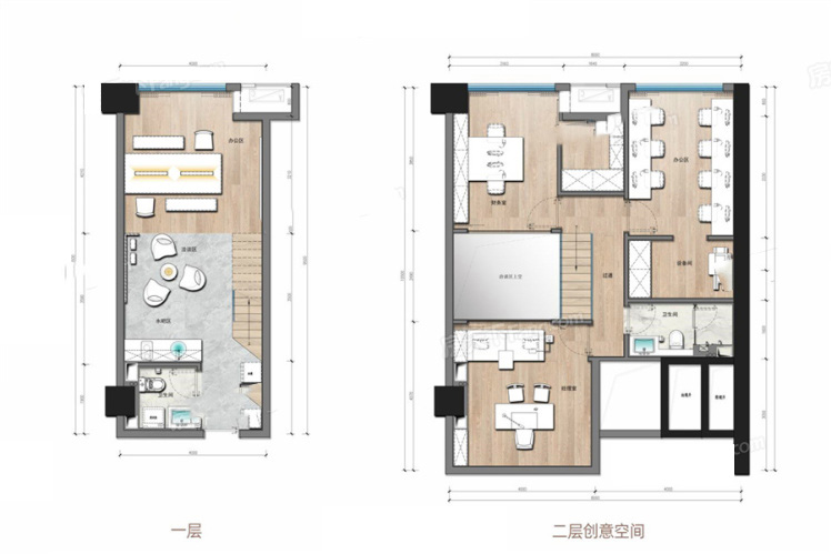 北辰府LOFT51㎡-2戶(hù)型