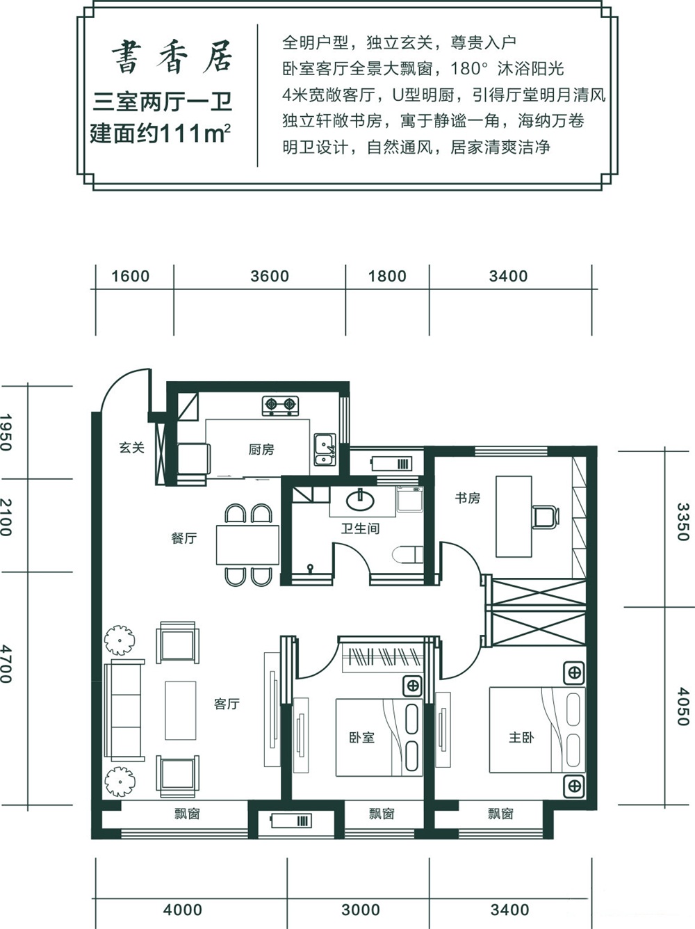 中天翰林誠(chéng)品書(shū)香居戶型