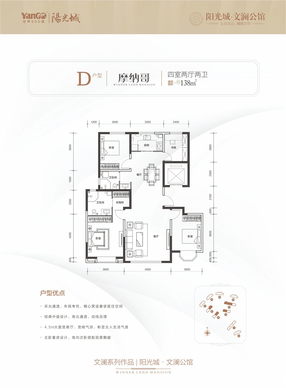 陽(yáng)光城·文瀾公館陽(yáng)光城·文瀾公館 D戶型摩納哥