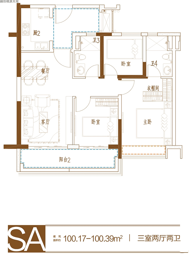 融創(chuàng)桃源大觀SA戶(hù)型圖