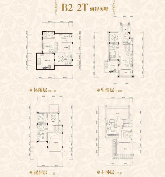 別墅戶型 5室4廳4衛(wèi)1廚 312㎡ 265.2萬元-套