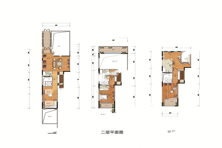 塞納莊園D戶型 5室4廳6衛(wèi)1廚 262.10㎡ 340.73萬元-套