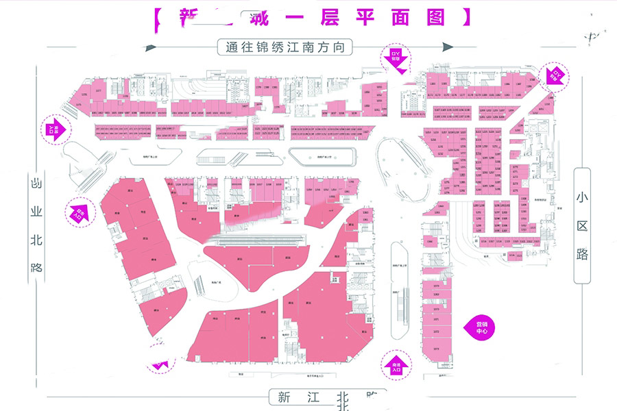 新達城時代廣場1層平面 1室0廳0衛(wèi)0廚 43㎡ 30.1萬元-套