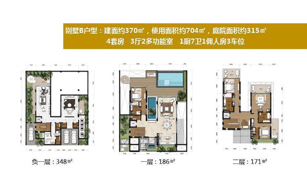 國家海岸保利財(cái)富中心別墅B戶型