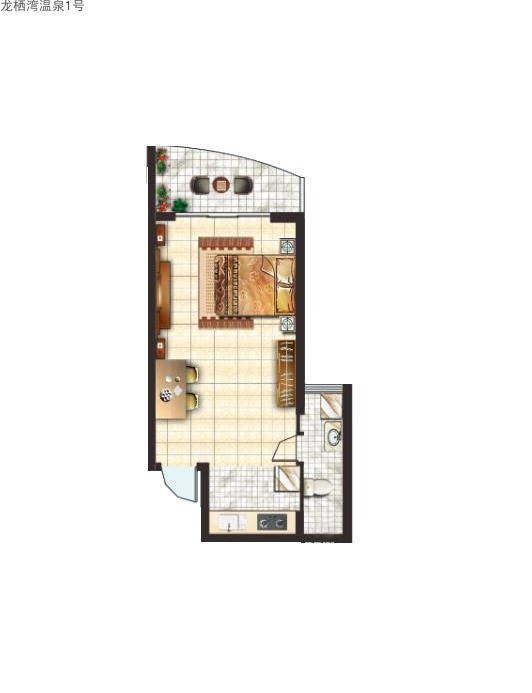 龍棲灣溫泉1號龍棲灣溫泉1號C戶型圖