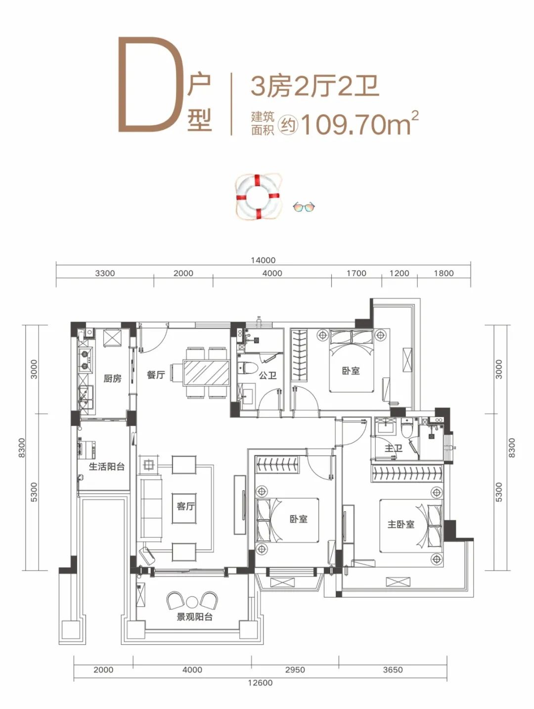 建業(yè)·君鄰大院 D戶型