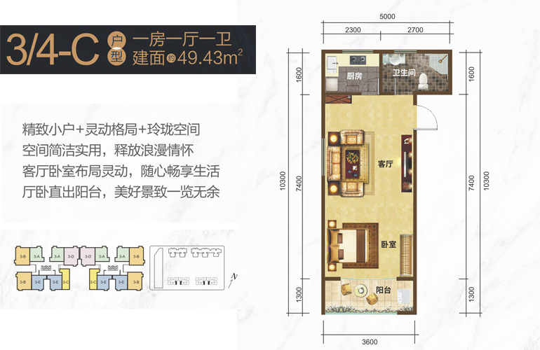 寶控首府寶控首府 3-4-C戶型