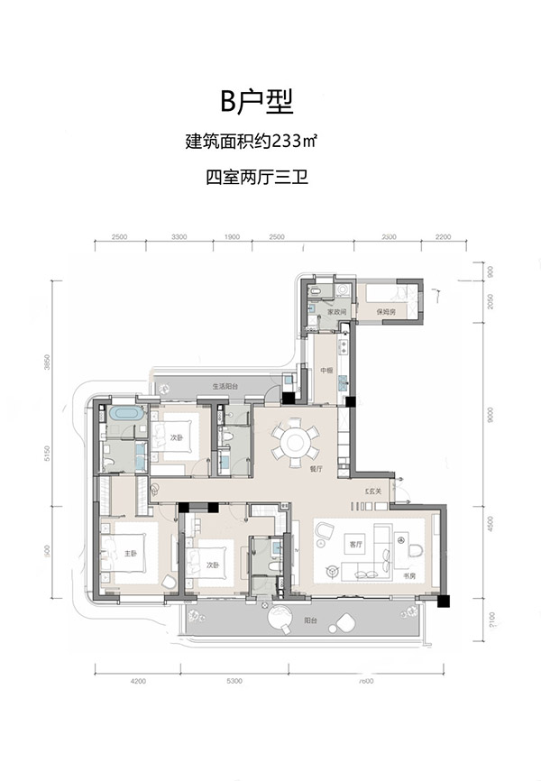 羅牛山·璞域羅牛山·璞域 B戶型