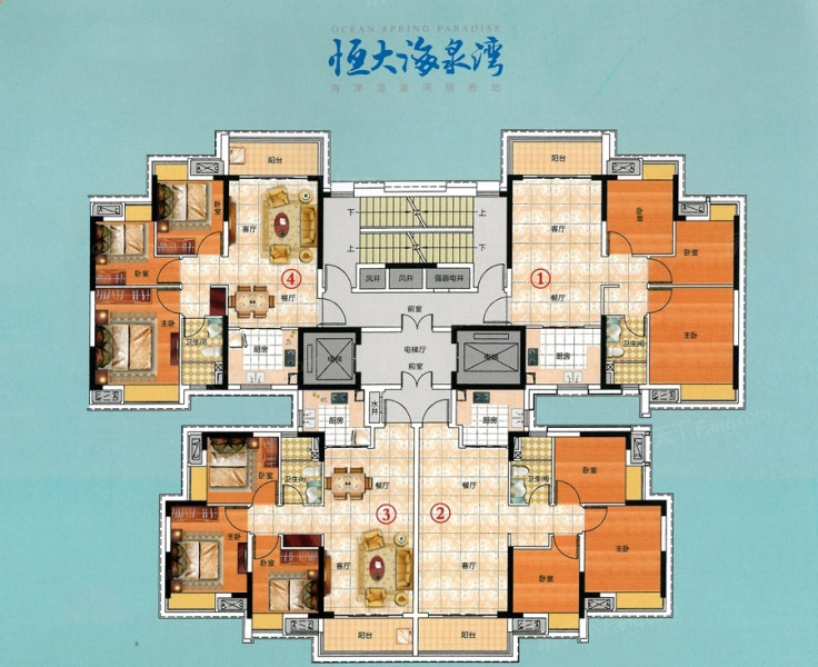 米克諾斯-40棟3-18層平面圖