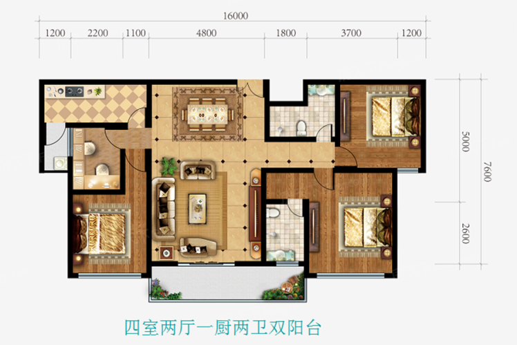 祥云生態(tài)城戶型1戶型